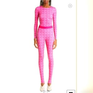 Marine Serre Crescent Print Leggings